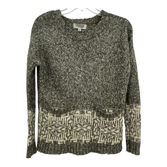 Urban Outfitters Sweaters - Urban Outfitters Ecote Heather Green Pullover Knit Sweater Front Pockets Women S